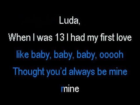 justin bieber & ludacris - baby karaoke