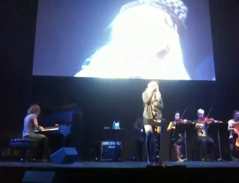 Répétitions de la chanson Imagine pour la soirée Mont Blanc