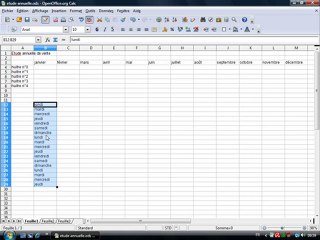 Tableur 2.2 "Recopie automatique"