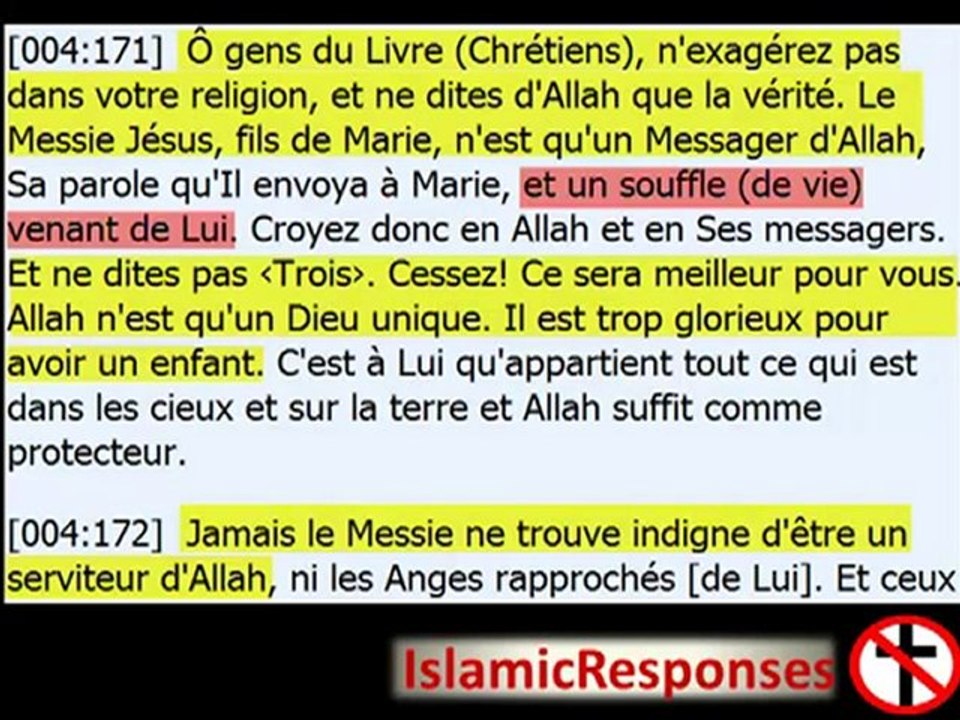 Réponse à abbepages. Jésus et Islam 2.3