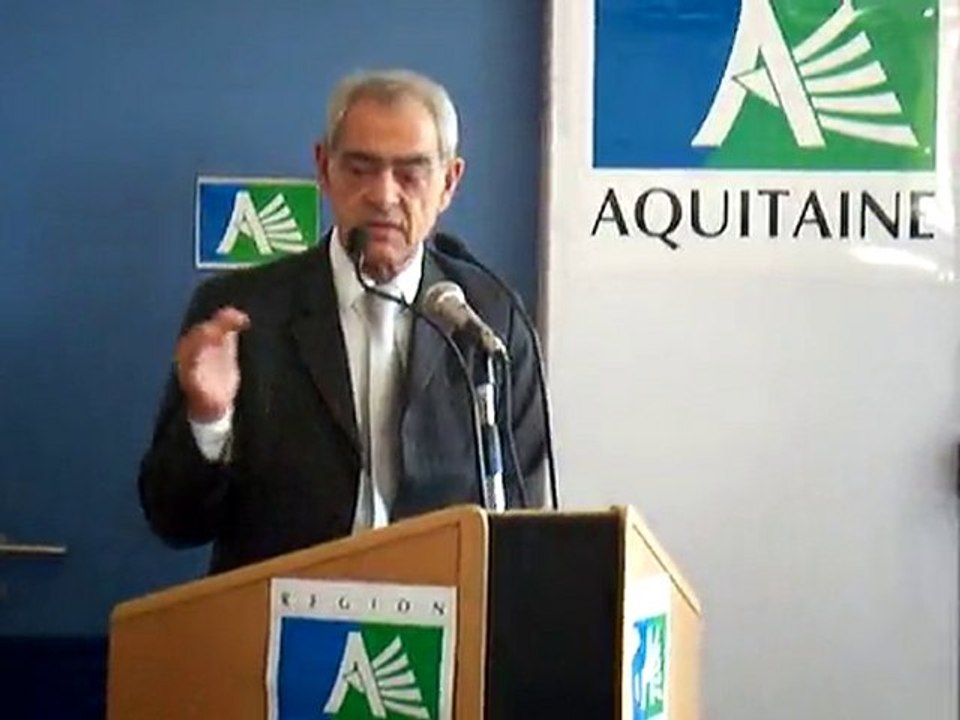 Henri Emmanuelli discours à l'EREA de St Pierre du Mont