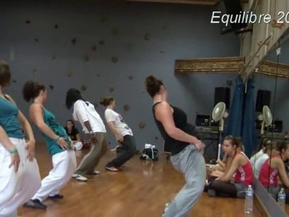 Voiron 2010 : Audrey BOSC pendant le stage de danse de Voiro