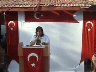 Yeşilovalılar gününde vakıf adına konuşma