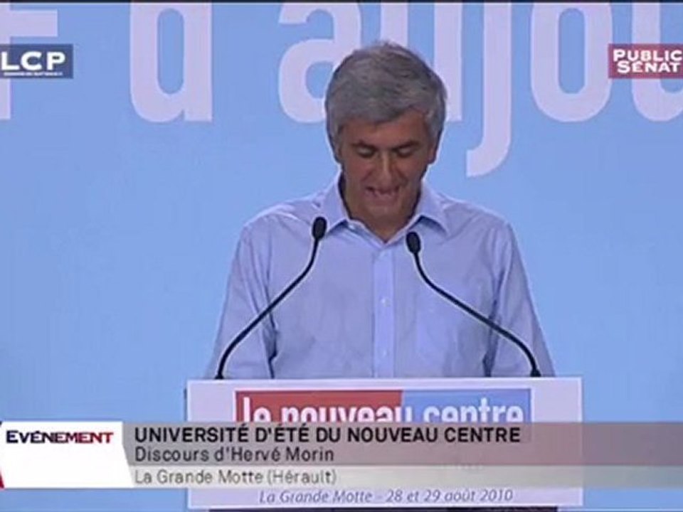 Hervé Morin - Roms remplacent les maghrébins