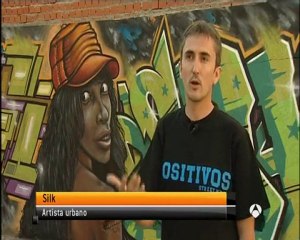 Entrevista a SILK en Antena3 - Hablando de Street Art