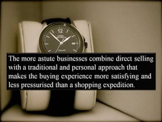 Retail structures for luxury goods, such as watches, are cha