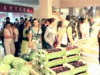 Открытие супермаркета Азбука Вкуса на Покрышкина 4 (часть1)