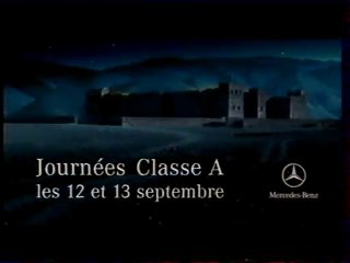Publicité Mercedes Classe A 1998