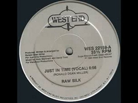 80's boogie music -Raw Silk - Just In Time 1983