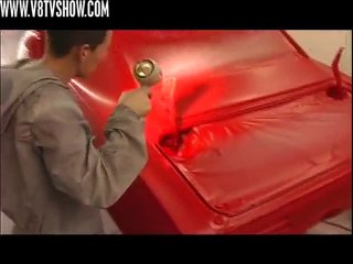 1969 Firebird "Routy" Painted DuPont Hot Hues Red Video V8TV