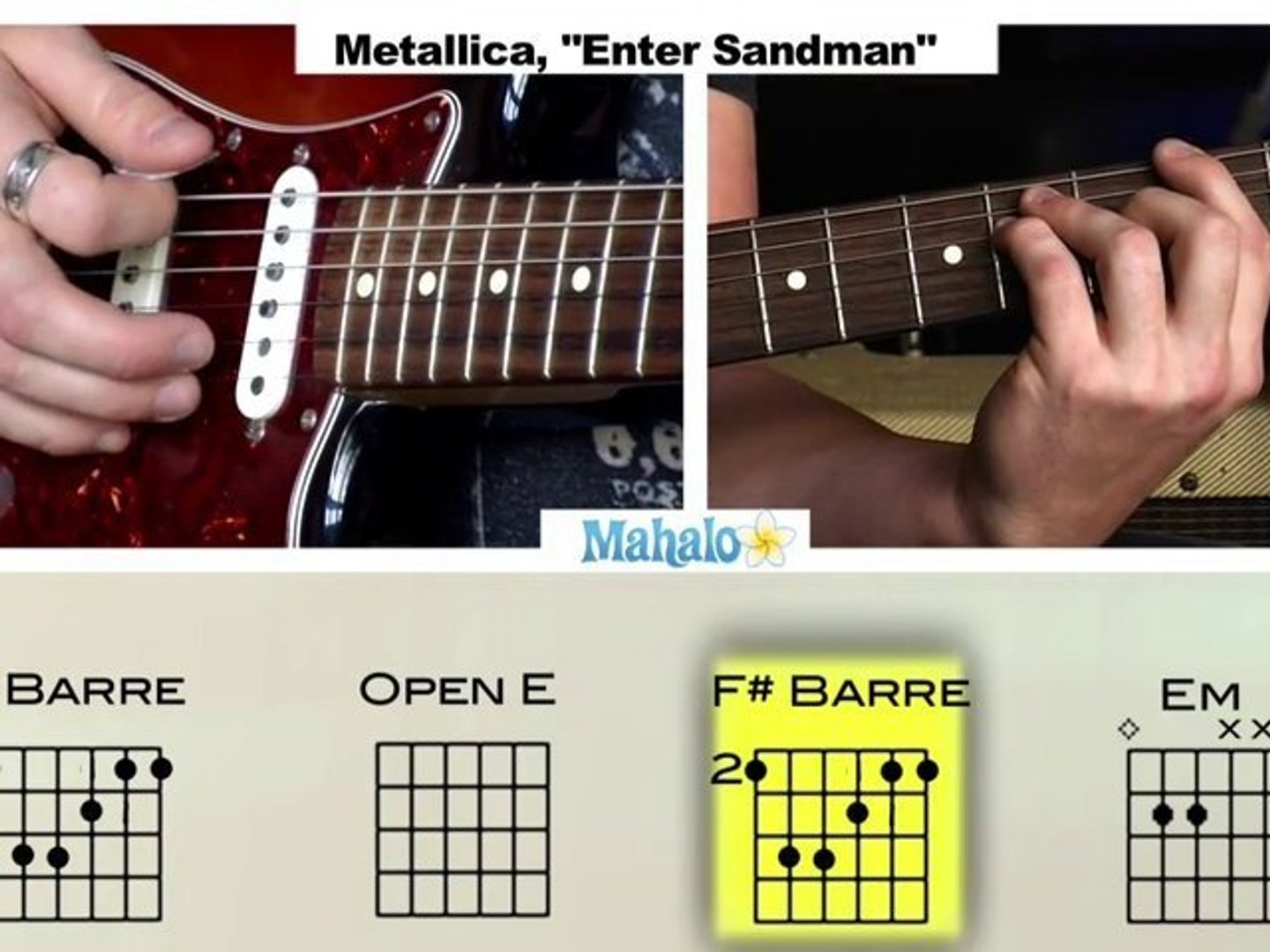 How To Play Enter Sandman By Metallica How To Play Easy 780x520