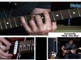 How To Play Walk This Way By Aerosmith On Guitar
