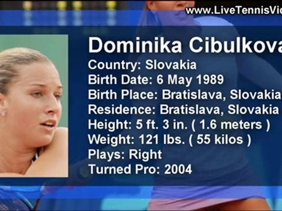Caroline Wozniacki vs   Dominika Cibulkova