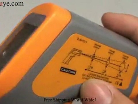Gun Shape IR Infrared Thermometer with Laser Pointer ...