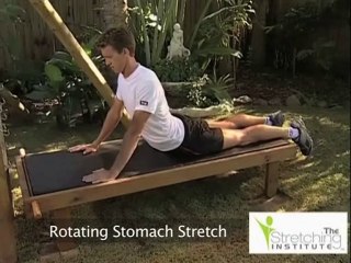 Stomach Stretch, Rotating Stomach Stretch Video