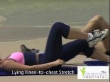 Lower Back Stretches, Knee-to-chest Lower Back Stretch Video
