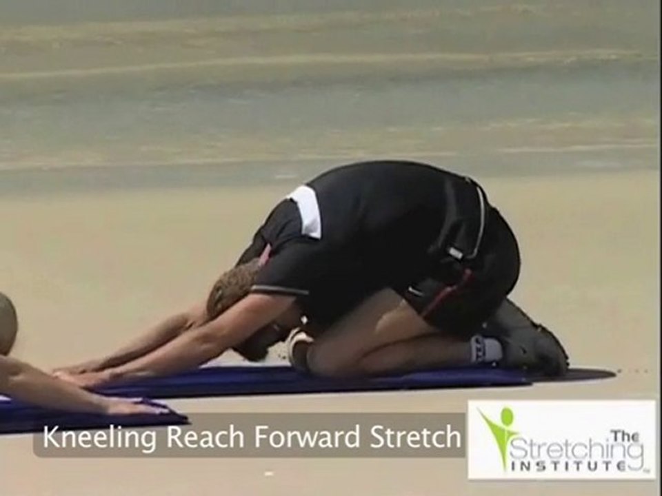 Back Stretches, Kneeling Reach Forward Back Stretch Video