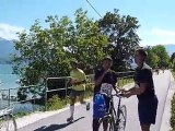 ANCILEVIENNE, Tour du Lac d'Annecy, avec Paola et Julien