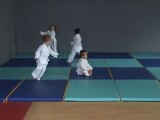 1er cours de judo: Jules un peu timide!