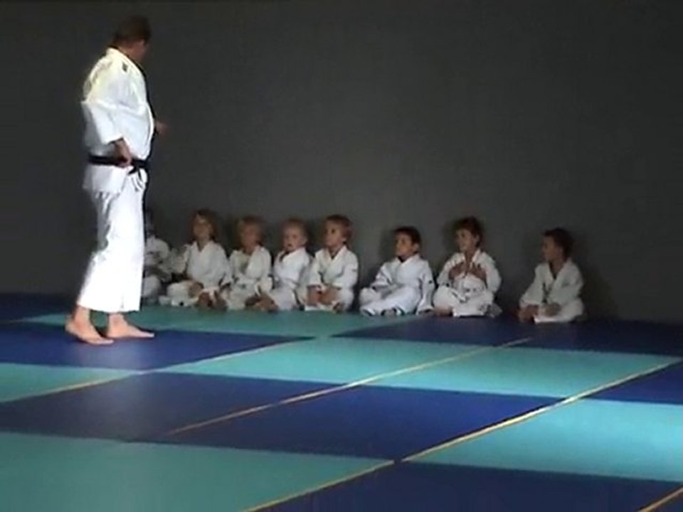 1er cours de judo: Entrainement!