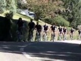 L'équipe du Savoie Handball fait son tour de Chambéry à vélo