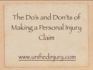 The best ways to make a Personal Injury Claim