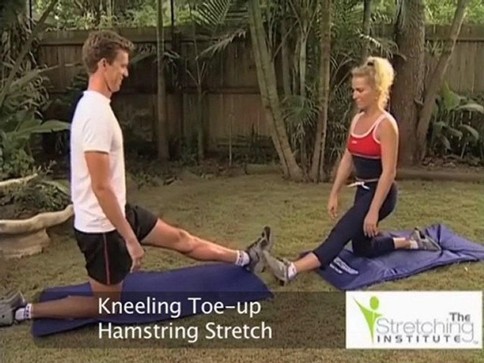 Hamstring Stretch, Kneeling Toe-up Hamstring Stretch Video