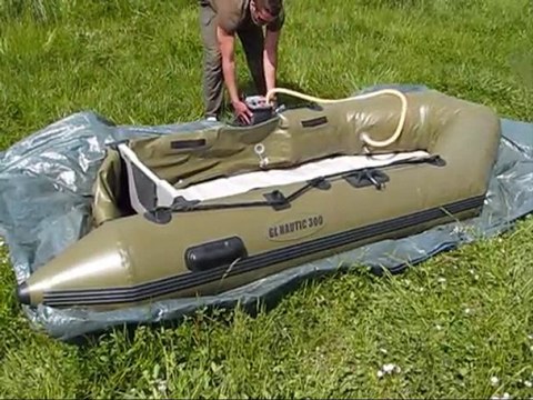 Bateau pneumatique GL Nautic 300, Démo gonfleur BRAVO BST 12