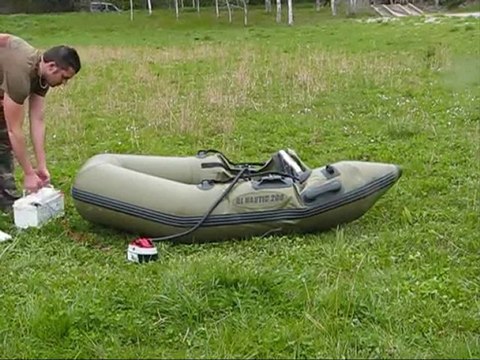 Bateau pneumatique GL Nautic 200, Démo gonfleur BRAVO 12