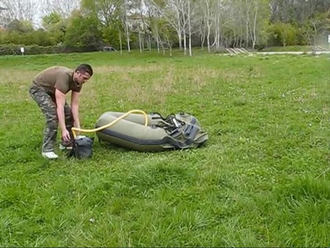 Bateau pneumatique GL Nautic, Démo gonfleur BRAVO BST 12