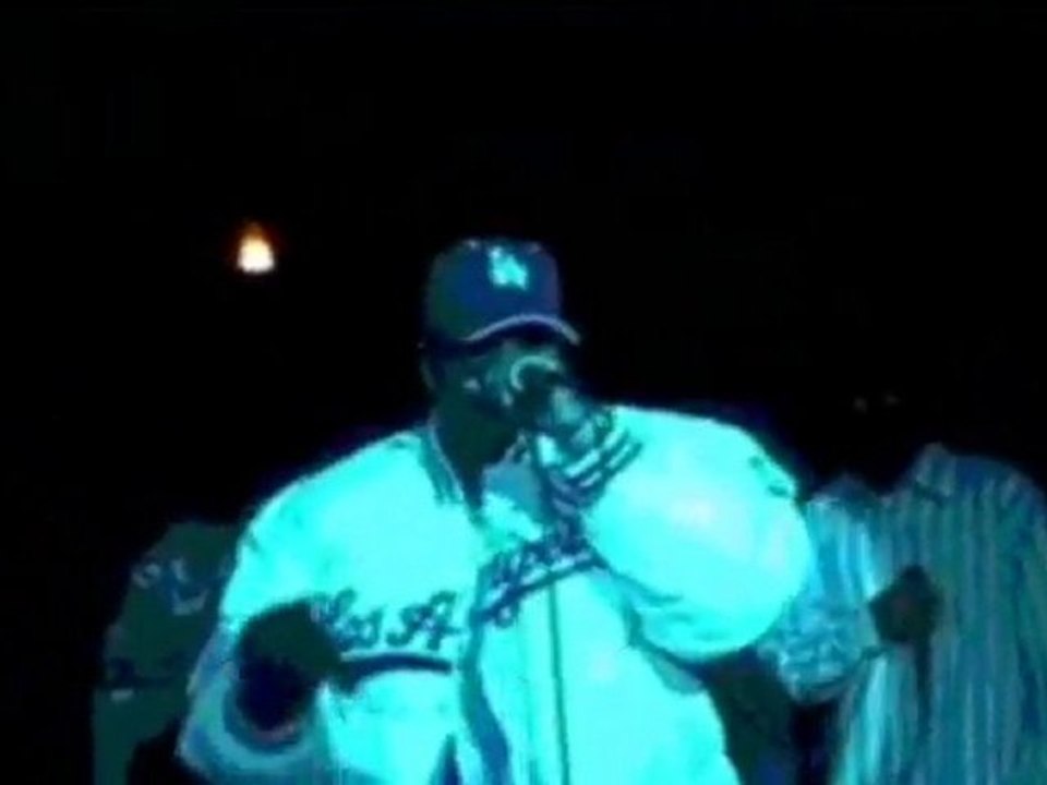 Bomba Reign -live on stage performing "Bomba Reign"