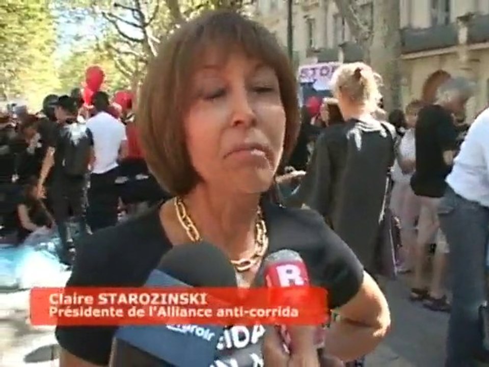 Tension entre Pro et Anti corrida à Nîmes!