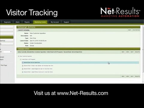 Net-Results Marketing Automation - Visitor Tracking