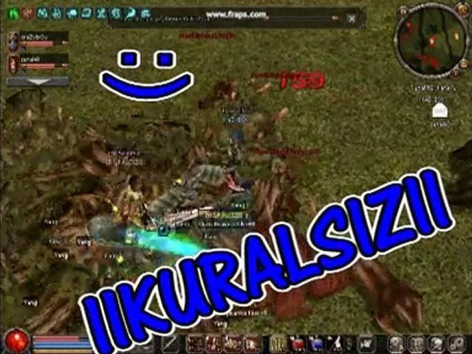 toplam 45 kişi 6 loncanın ss çekim görüntüleri...