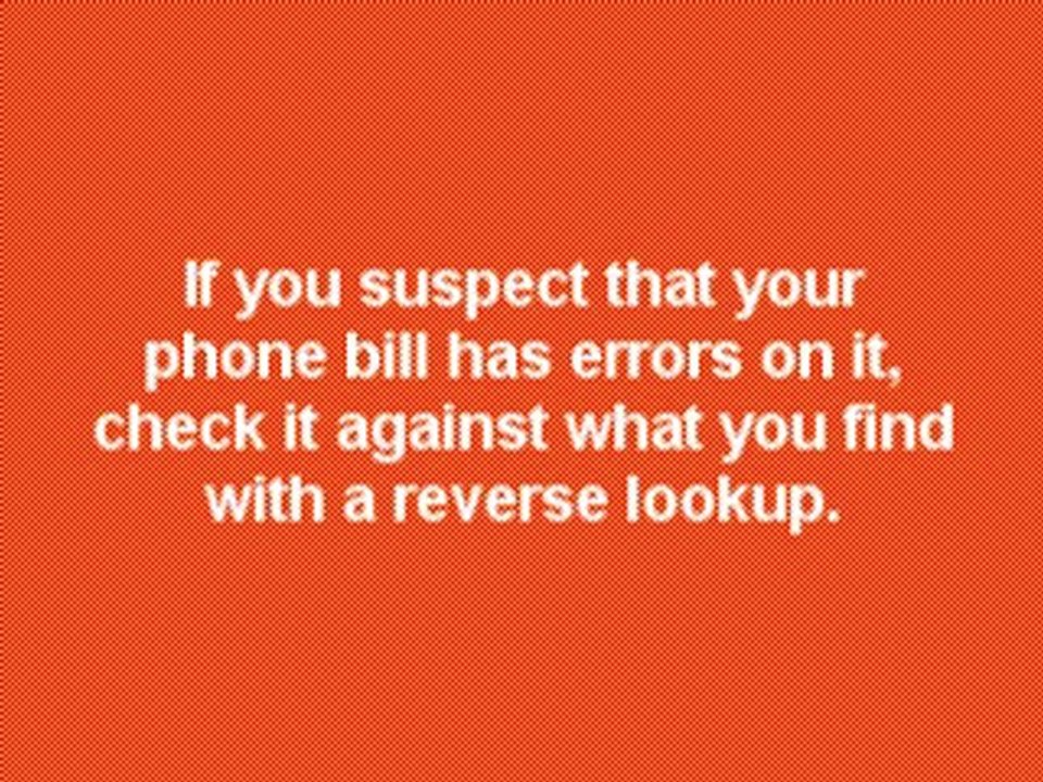 About Reverse Telephone Searches