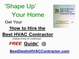 Best Destin HVAC Contractor: Electric vs Gas HVAC Heating S