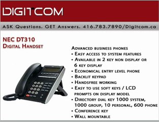 NEC DT310 Digital Handset | Digitcom.ca (Business Phone Syst
