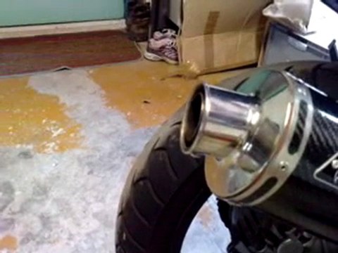 Bande son ZR7 silencieux TAKABIKE avec chicane.