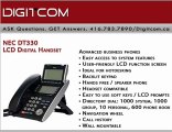 NEC DT330 LCD Digital Handset | Digitcom.ca (Business Phone