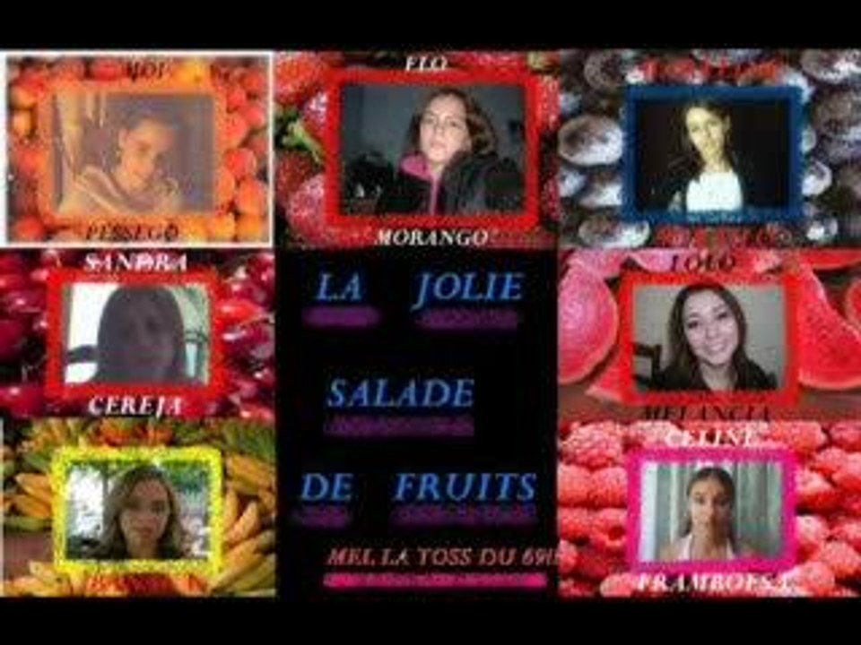 vidéo de la salade de fruits