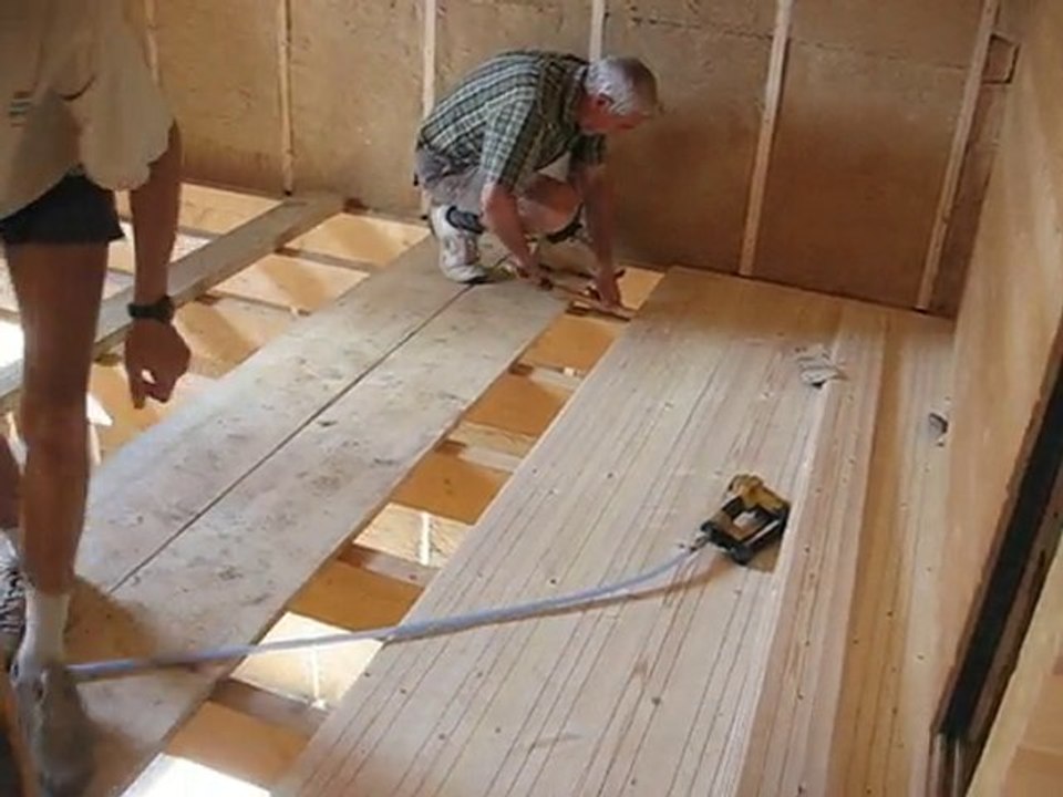 pose du plancher