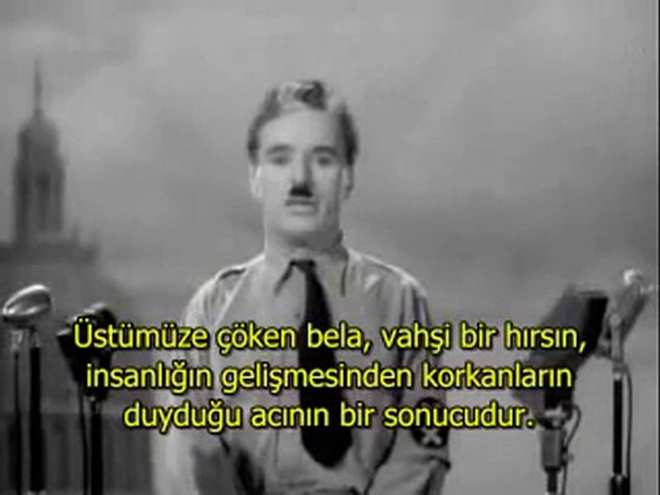 Charlie Chaplin - The Great Dictator Konuşması
