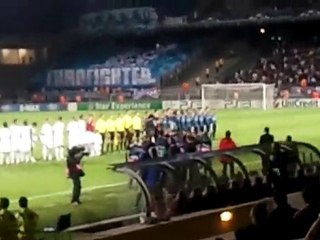 CHANTS LYONNAIS OL VS SCHALKE 04 + MUSIC LEAGUE DES CHAMPION