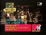 Guns N' Roses (with Aerosmith)-Mama Kin (Live) MTV