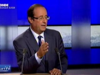 L'invité de TV5 Monde : François Hollande (15/09/10)