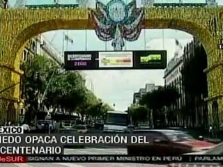 Miedo opaca celebración del bicentenario en México