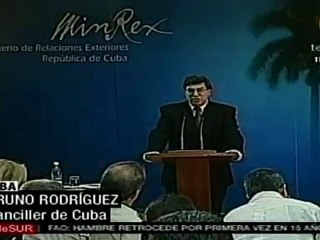 Rodríguez: bloqueo hacia Cuba viola derecho internacional