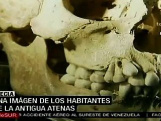 Imagen de niña de la antigua Grecia