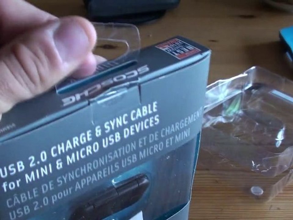 Deballage Cable Scosche flipSYNC