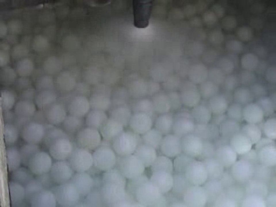 cryogel stockage de glace par pulverisation